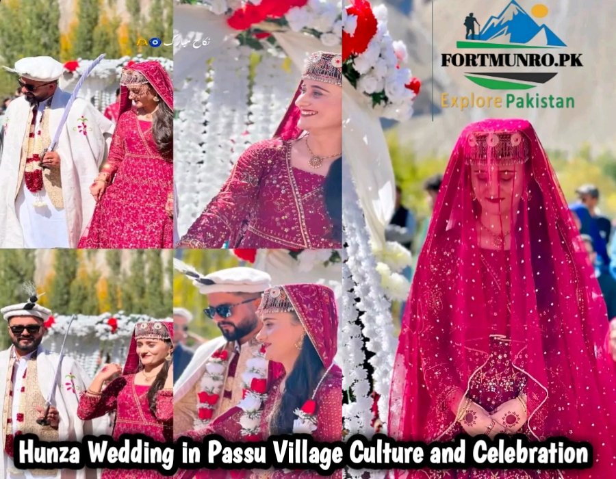 Hunza Wedding in Passu village showing traditional music, dance and community celebration