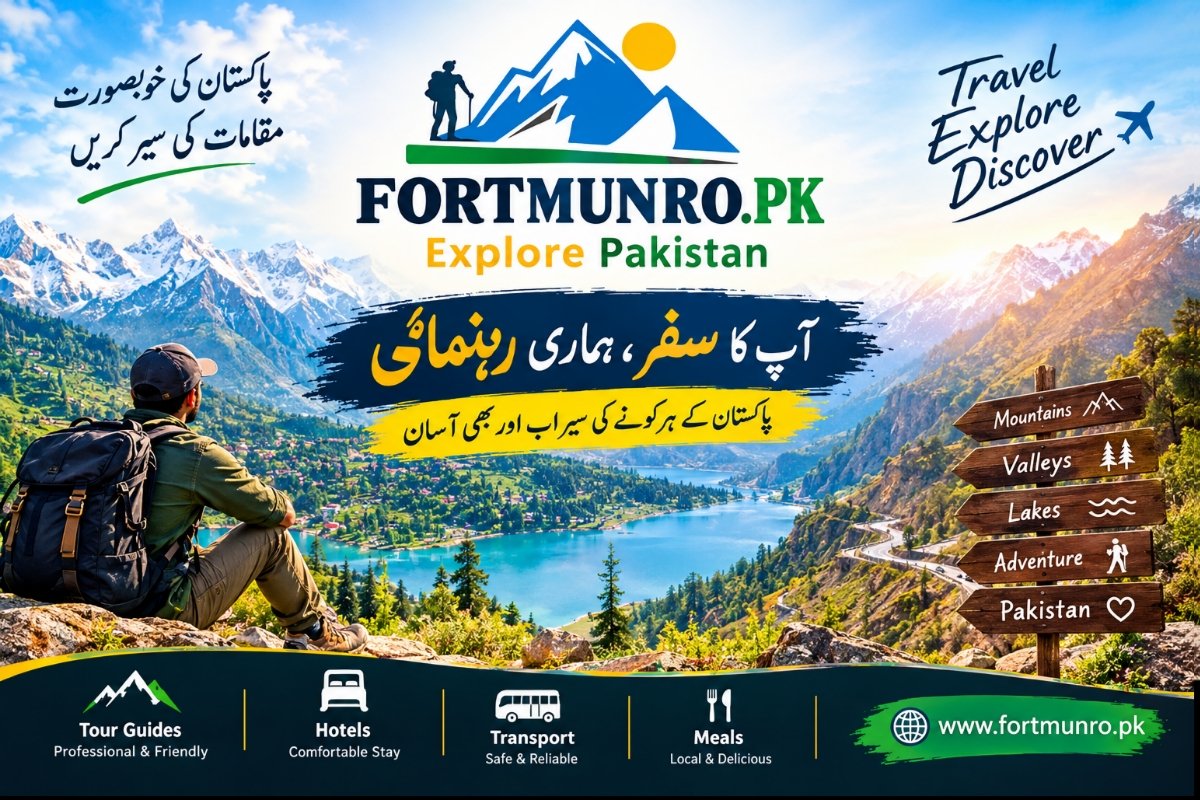 Winter tour in Northern Pakistan featuring snowy mountain roads, Naran Kaghan, Shogran and scenic winter landscapes.